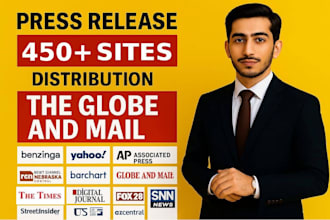 do press release distribution and publish press release on news websites