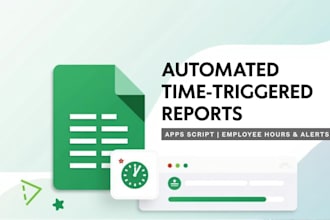 automate google sheets reports and email alerts