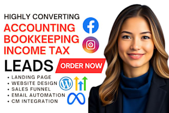 accounting leads bookkeeping leads tax income tax leads accounting tax website