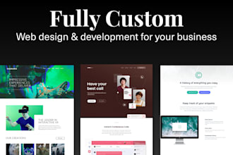 build, rebuild custom website solutions