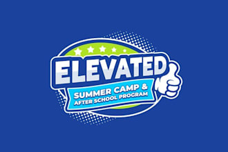 design unique summer camp and after school logo