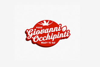 design super italian food production logo