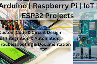 program arduino, raspberry pi, esp32, and iot projects
