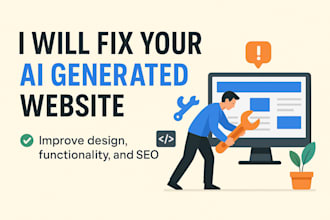 fix your ai generated website