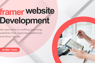 develop framer website landing page design fix bug figma to framer webflow page