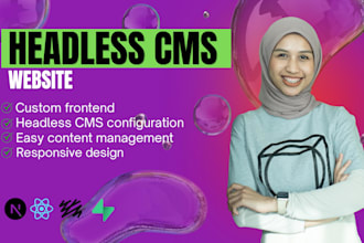 build a headless cms website