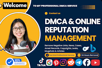 permanently remove mugshots case article news leaked data from google under dmca