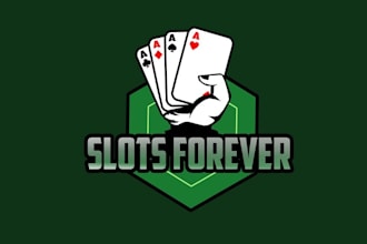design extraordinary resembling slots game logo
