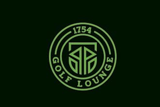 design wonderful classic golf lounge logo