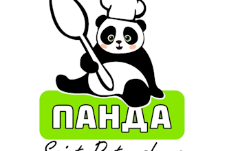 design a custom panda logo for your brand