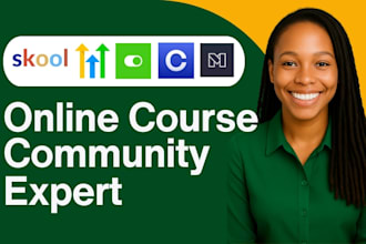setup online course community management better mode skool vonza kajabi trible