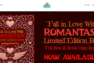 build book subscription box website for your subscription services, shopify