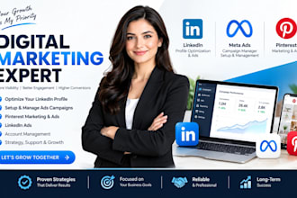 optimize linkedin profile setup ads campaign manager pinterest marketing expert