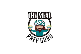 design creative modern healthy food logo