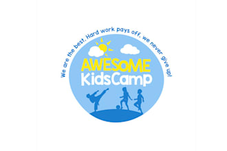design extraordinary kids sports camps logo