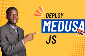 deploy medusa js project on your vps,paas