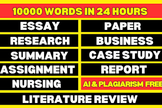 do case study analysis, apa paper, assignment, research and summary writing