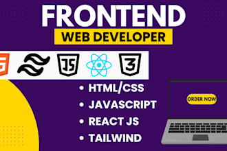 build a modern react or nextjs website