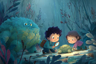 children book illustration and children book illustration