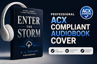create profesional acx compliant audiobook cover