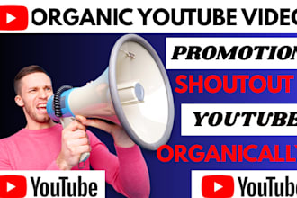 shoutout 400k organic subscribers on your youtube channel promotion