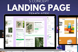 create shopify one product store and landing page design, replo, pagefly