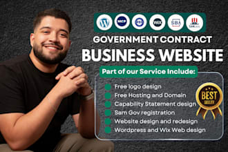 design business government contract website to bid and win contract on sam gov
