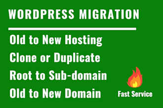 do safe wordpress migration to new domain or hosting
