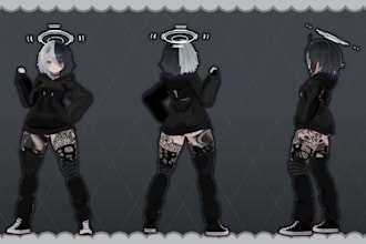 edit, fix, upload your vrchat avatar, unity, vr character, vrc world for you