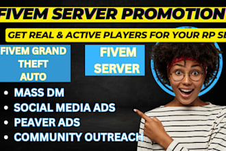 fivem server promotion,discord, active fivem rp server,fivem server promotion