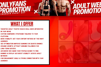 do adult web fanvue promotion adult toys web marketing adult shopify store
