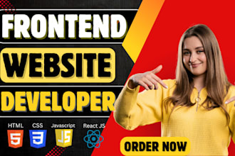 create a responsive front end website for your business