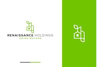 design a modern minimalist creative real estate agency logo