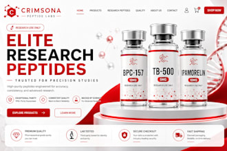 design biotech website private label peptide website sarms biotech website