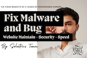 fix wordpress malware, bug and website speed