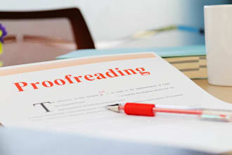 proofread and edit your document for grammar, spelling, and clarity