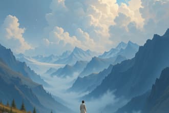 draw a digital oil painting