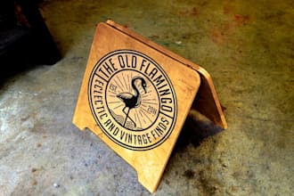design an amazing retro, vintage, hipster badge logo
