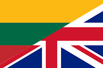translate english to lithuanian and lithuanian to english