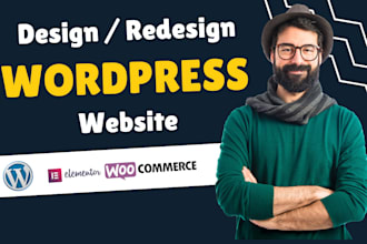 build elementor wordpress website