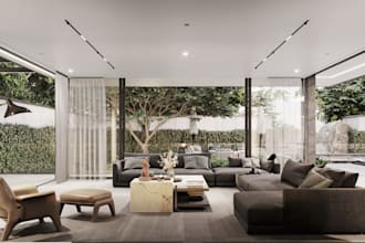 remodel luxury cgi house interior,bathroom vanity, bedroom design,kitchen render