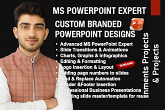 create and improve power point presentation templates and assignments