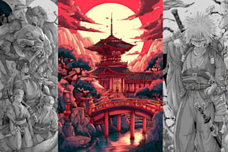 draw anime manga or japanese for your tattoo