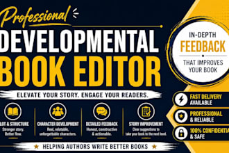 developmental edit novel book poetry book fiction nonfiction book editing