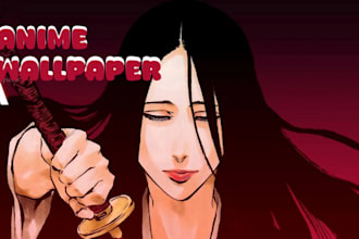 make a custom anime wallpaper for pc or phone