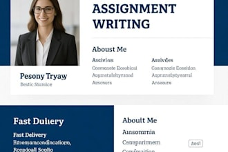 write resume, cover letter and assignment writing
