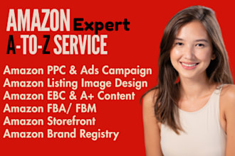 do amazon fba store setup, design premium amazon storefront, ebc content images