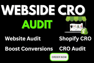 expert pro cro audit website audit shopify cro optimization to boost conversions