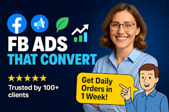 grow facebook page with ads, organic traffic and social media marketing