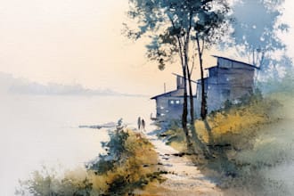give a watercolor effect to your photos in photoshop